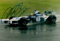 Ralf Schumacher signed 10x8 inch Williams Formula One colour photo. Good Condition. All autographs