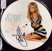 Jenny Frost signed Crash Landing Picture Disc. Good Condition. All autographs come with a