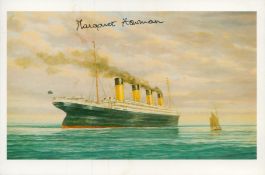Titanic Mrs Margaret Howman daughter of the late Sir Arthur H. Rolston Captain of the R.M.S