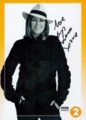 Cerys Mathews signed 6x4 inch Radio 2 colour promo photo. Good Condition. All autographs come with a