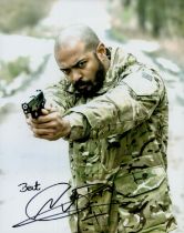 Noel Clarke signed 10x8 inch colour photo. Good Condition. All autographs come with a Certificate of