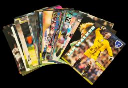 Football collection 70 assorted signed magazine photos includes many great names from the past. Good