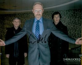 Lars Mikkelsen signed 10x8 inch Sherlocked colour photo. Good Condition. All autographs come with