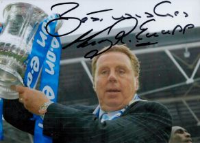 Harry Redknapp signed 7x5 inch Portsmouth FA cup winners colour photo. Good Condition. All