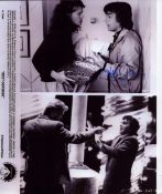 Dudley Moore signed 'Best Defense' black and white lobby card 10x8 inch approx. Good condition.