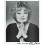 Edie Adams signed 10x8 inch black and white promo photo. Good condition. All autographs come with