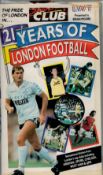 21 Years of London football 1968-1989 VHS. Good condition. All autographs come with a Certificate of
