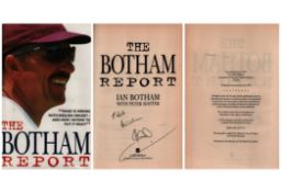 Ian Botham signed The Botham Report first edition hard back book. Published 1997. Good condition.