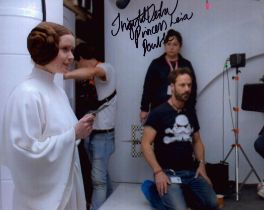 Delia Ingvild signed Star Wars Princess Leia 10x8 inch colour photo. Good condition. All