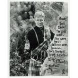 Will Hutchins signed 10x8 inch black and white 'Sugarfoot' photo. Good condition. All autographs