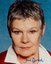 Dame Judi Dench signed 10x8 inch colour photo. Good condition. All autographs come with a