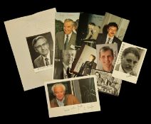 Group of various scientist 10 x Collection of black & white photos & colour Photos. Signed
