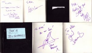 Autographs 2 x Album. Signed Approx. 70 x Signatures such as James Thornton, David Beames, Elliot