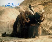 Tusken Raider signed 10x8inch colour Star Wars photo. Good condition. All autographs come with a