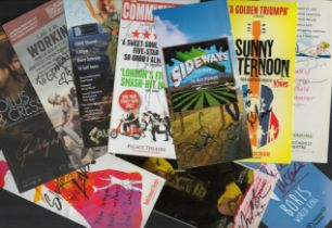 Theatre Flyer variety of 10 x Collection. Signed signatures such as Amy Penston 'The Commitments',
