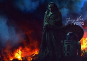 Jimmy Vee signed Star Wars R2D2 10x8 inch colour photo. Good condition. All autographs come with a
