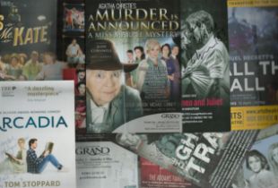 Theatre Leaflets variety of 10 x Collection. Signed signatures such as Cara Chase theatre Agatha