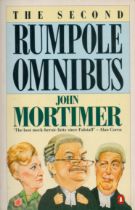 John Mortimer signed softback book titled Rumpole Omnibus signature on the inside title page. 667