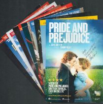 Theatre Leaflets variety of 10 x Collection. Signed signatures such as Anna Crichlow 'Pride &