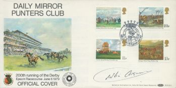Willie Carson signed Daily Mirror Punters Club 200th running of the Derby Epsom June 6, 1979, FDC. 4