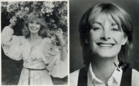 Actresses - Four signed photos, two are 10x8 inches, two are smaller, two dedicated. Jean Marsh,