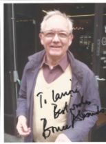 Bruce Alexnder signed 5x5inch colour photo. Dedicated. Good condition. All autographs come with a