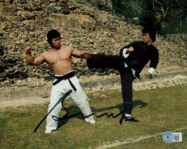 Bolo Yeung signed 10x8inch colour photo. Good condition. All autographs come with a Certificate of