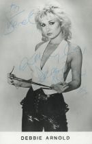Debbie Arnold signed 6x4inch black and white photo. Dedicated. Good condition. All autographs come