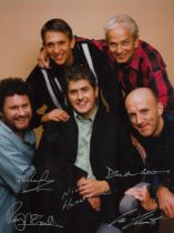 Multi signed in silver pen colour photo 8x6 Inch. Signatures such as David Gower, Gary Lineker, Nick
