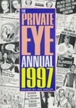Ian Hislop signed hardback book titled The Private Eye Annual 1997 signature on inside page. 93