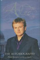 Aled The Autobiography by Aled Jones with Darren Henley. Signed by Aled first edition hardback book.