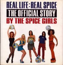 Hardback Book Spice Girls, Real Life Real Spice The Official Story by The Spice Girls. 142 pages.