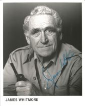 James Whitmore signed 10x8inch black and white photo. Good condition. All autographs come with a