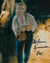Melanie Kinnaman signed colour photo 10x8 Inch. Is an American film and stage actress. She is