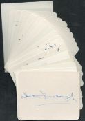 Swimming - 22 vintage signed cards, mostly 4.5x3.5 inches, some dedicated, one posted. Some