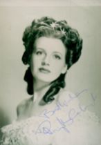 Phyllis Calvert signed 6x4 inch black and white vintage photo. Good condition. All autographs come