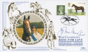 John Hurt signed The Bob Champion Cancer Trust ride for life 13 July 96. 2 stamps 1 postmark. Good