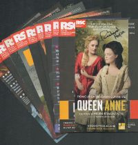 Theatre Leaflets variety RSC Royal Shakespeare Company of 10 x Collection. Signed signatures such as