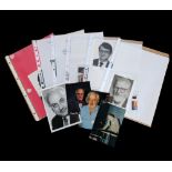 Group of various scientist 10 x Collection of black & white photos & colour Photos signed signatures