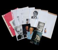Group of various scientist 10 x Collection of black & white photos & colour Photos signed signatures
