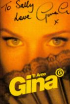 Gina G signed 6x4 inch colour promo photo. Dedicated. Good condition. All autographs come with a