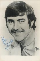 John Alderton signed 5x3inch black and white photo. Good condition. All autographs come with a