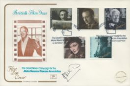 Ian Botham signed British Film Year FDC The David Niven campaign for the Motor Neurone Disease