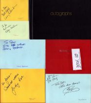 Autographs 2 x Album. Signed Approx. 30 x Signatures such as Judy Loe, Lucy Robinson, Suzy Aitchison