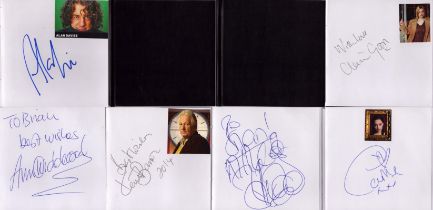 Autographs 2 x Album. Signed Approx. 60 x Signatures such as Claire Goose, Keith Barron, Alan Davies