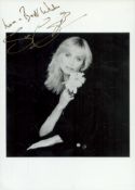 Susan George, actress. A signed 7x5 inch photo. She is best known for appearing in films such as