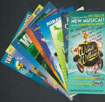 Theatre Leaflets variety of 10 x Collection. Signed signatures such as Megan Pitt 'The Railway