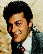 Tony Curtis signed 10x8 inch colour photo. Good condition. All autographs come with a Certificate of