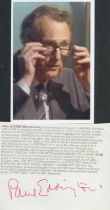 Paul Eddington clipped signature wih 6x4inch unsigned colour photo. Good condition. All autographs