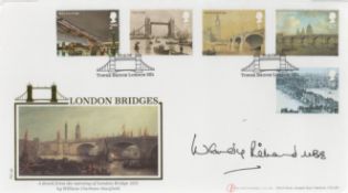 Wendy Richard MBE Signed London Bridges FDC September 2002. Good condition. All autographs come with